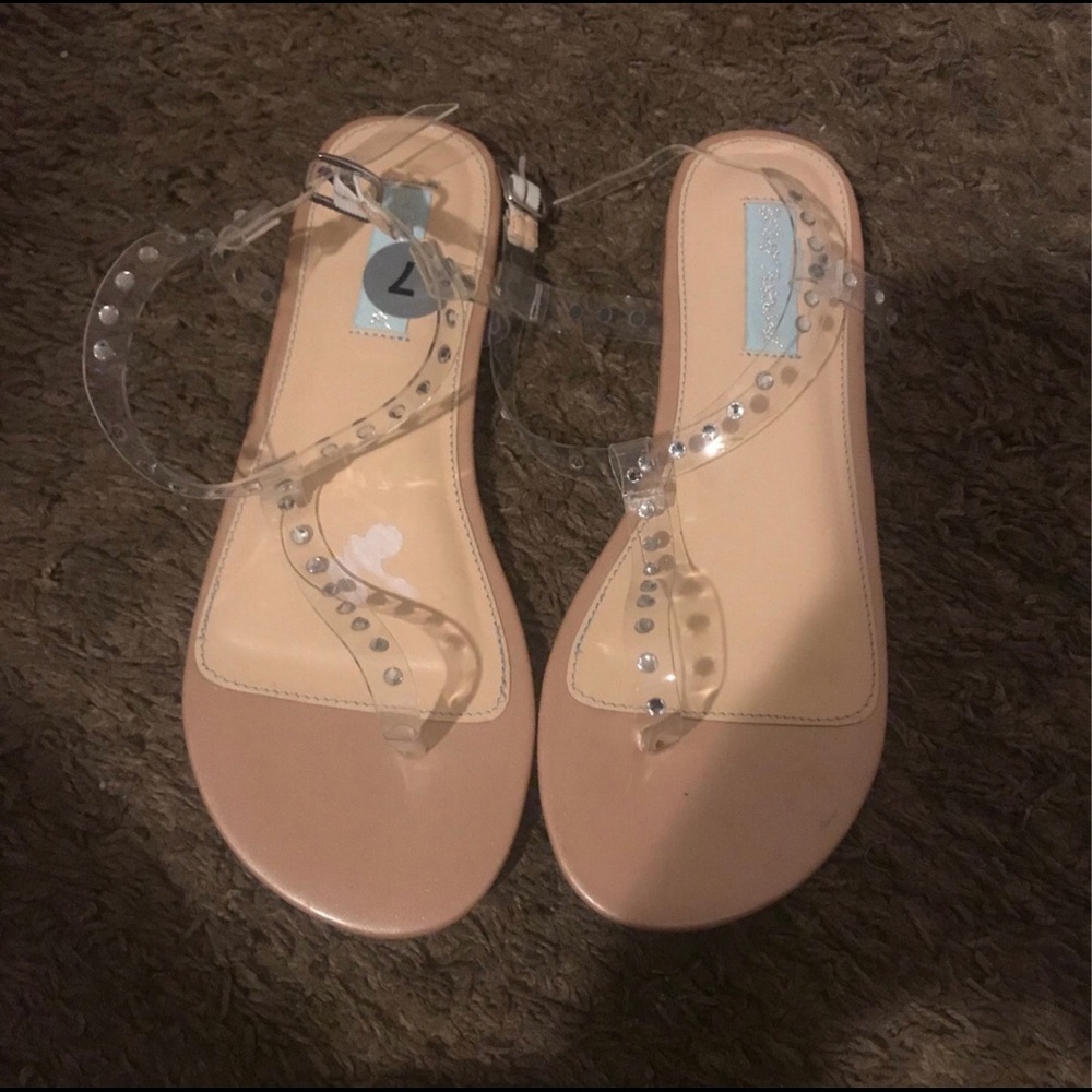 Betsy Johnson Rhinestone Sandals